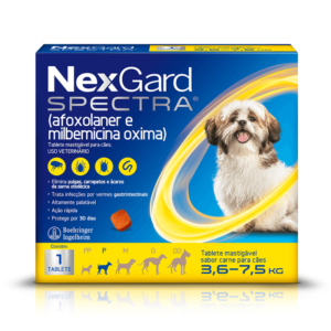 Nexgard Spectra 3,6 a 7,5kg 1 Comprimido